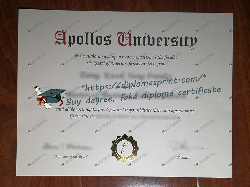 Apollos University degree