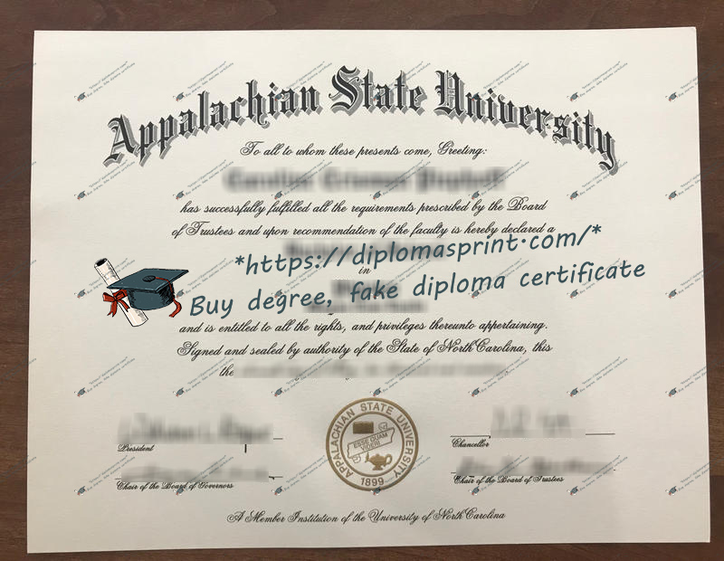 Appalachian State University degree