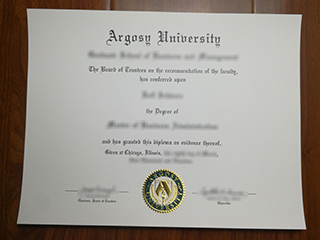 Argosy University diploma