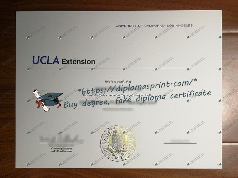 UCLA Extension diploma