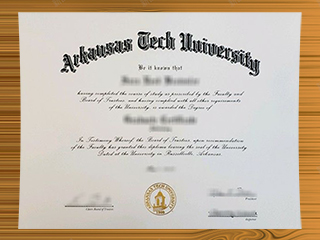 Arkansas Tech University diploma