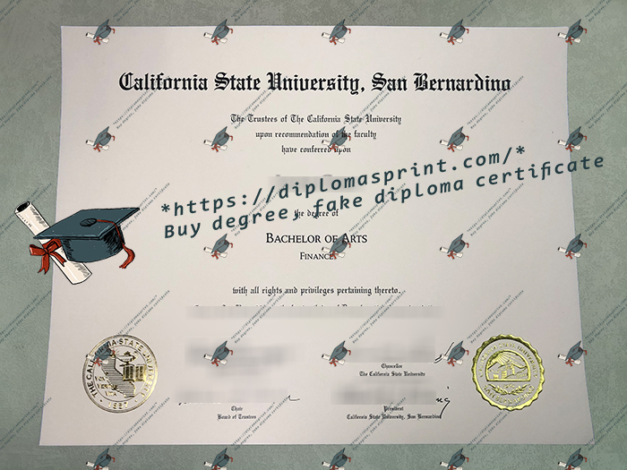 CSUSB Diploma