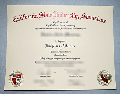 California State University Stanislaus Diploma