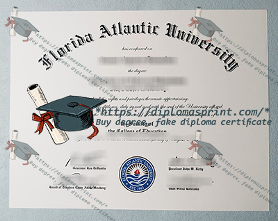 Florida Atlantic University Diploma