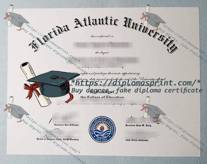 Florida Atlantic Diploma, FAU Diploma