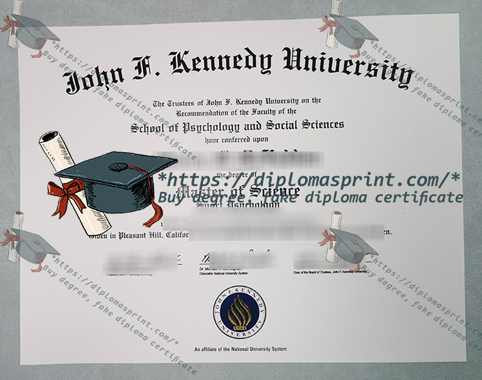 John F. Kennedy University Diploma