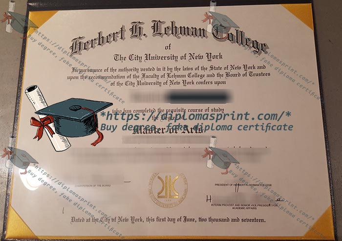 Lehman College Diploma