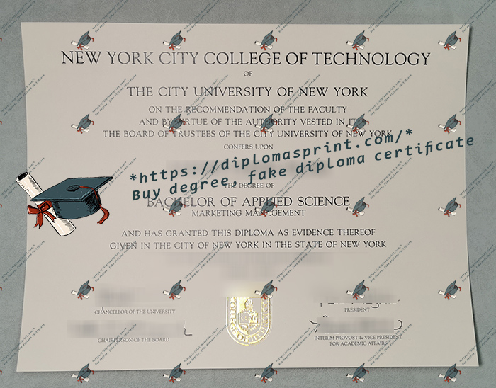 Fake City Tech Diploma