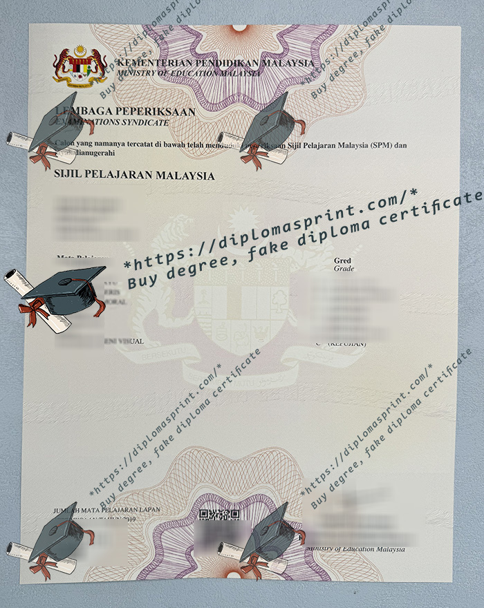 SPM Certificate