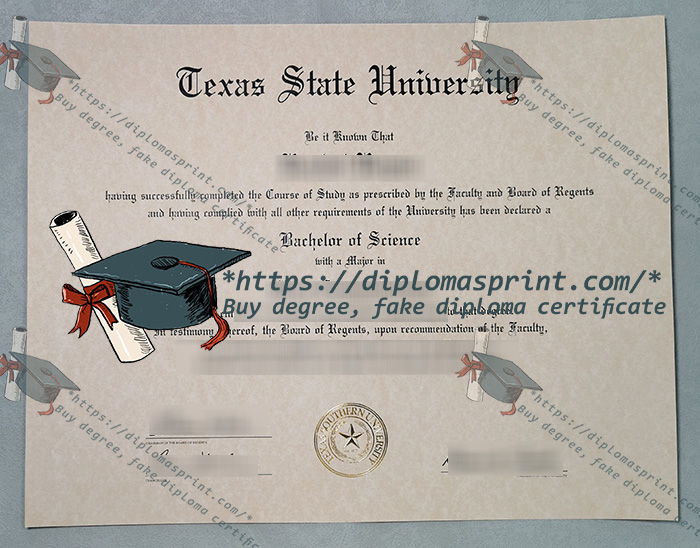 Texas State University Diploma