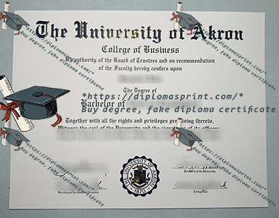 University of Akron Diploma