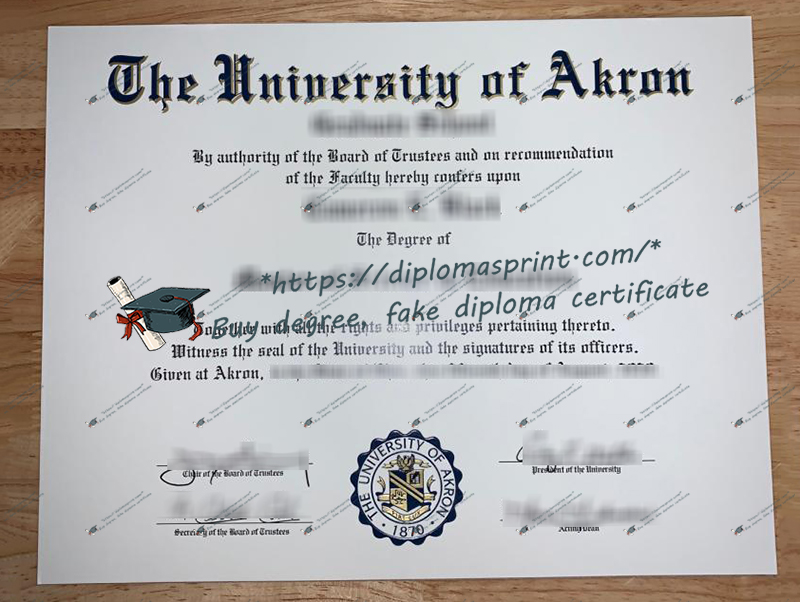 University of Akron degree