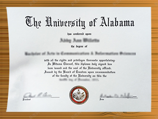 University of Alabama diploma