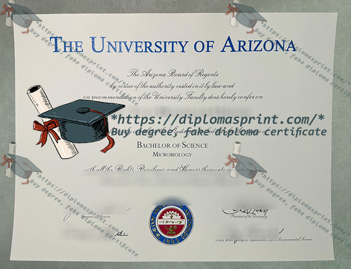 University of Arizona Diploma