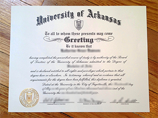 University of Arkansas diploma