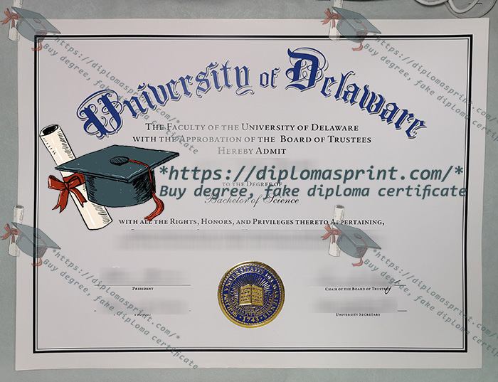 University of Delaware Diploma