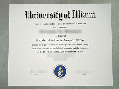 University of Miami Diploma