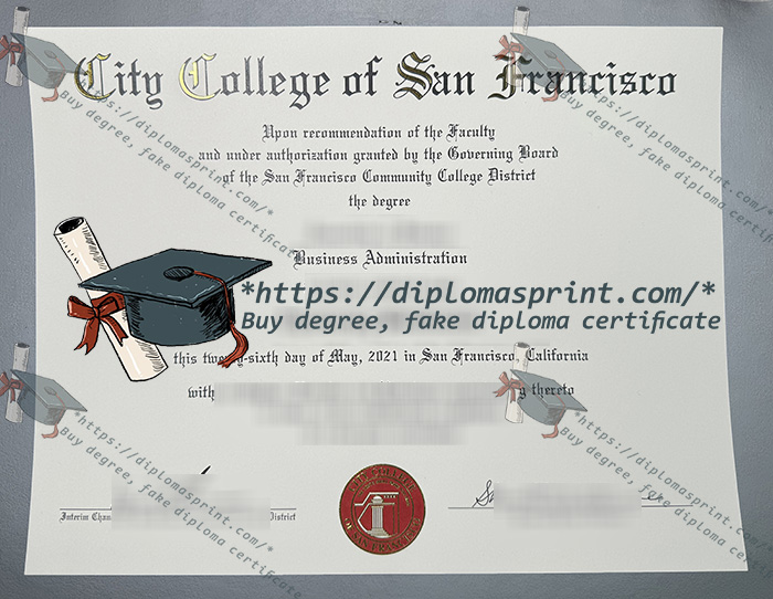 CCSF Diploma