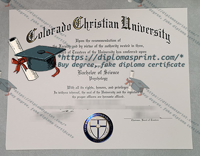 Colorado Christian University Diploma