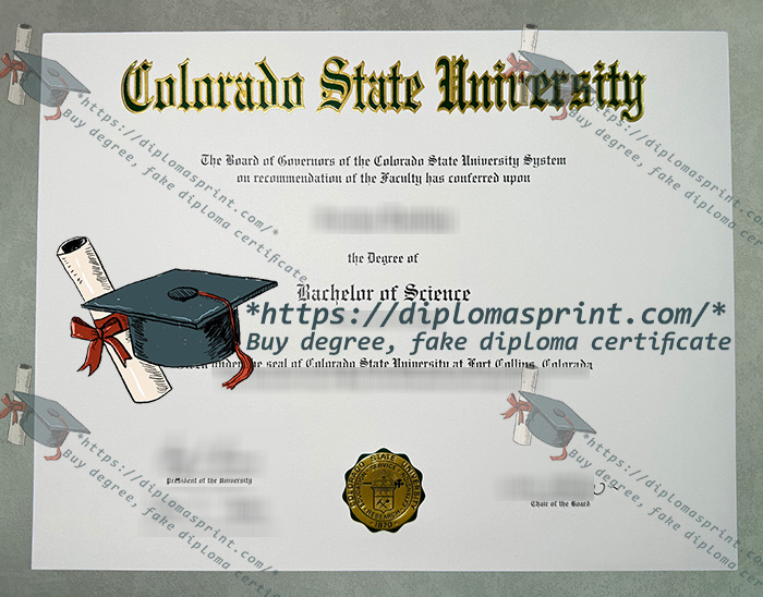 Colorado State University Diploma, CSU Diploma