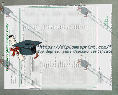 Colorado State University Transcript