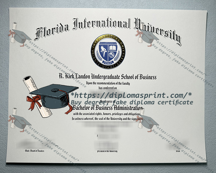 Florida International University Diploma, FIU Diploma