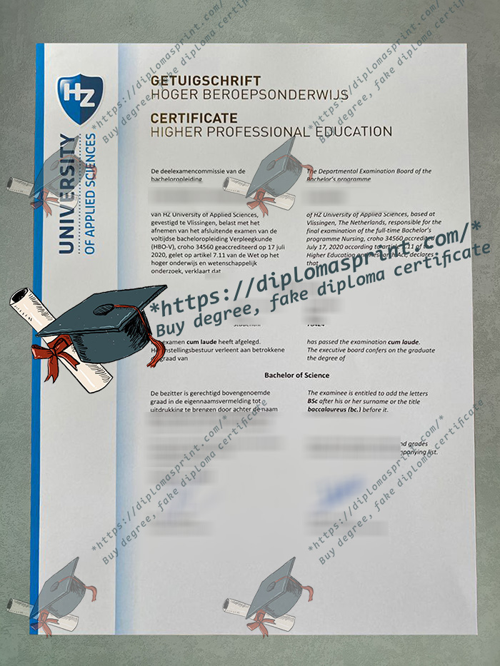 HZ University of Applied Sciences Diploma