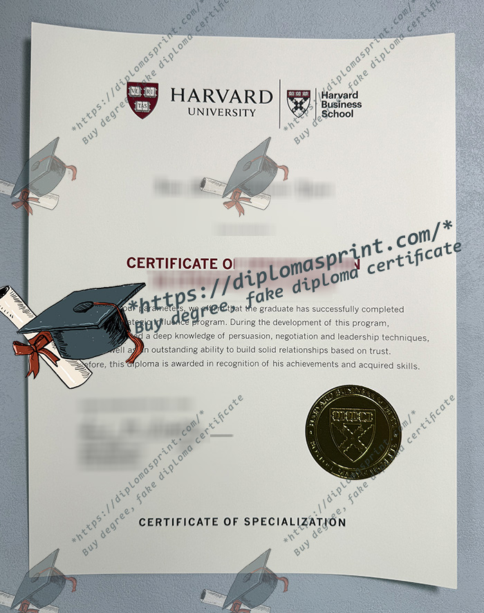 Harvard Business School Diploma, HBS Diploma