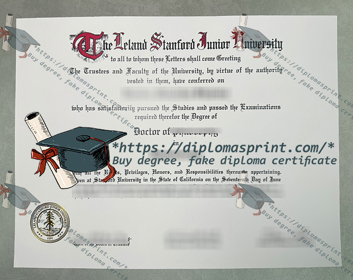 Stanford University Diploma