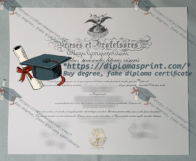 Georgetown University Diploma