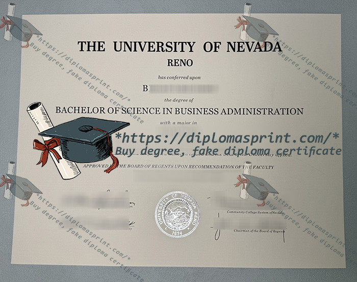 University of Nevada, Reno Diploma