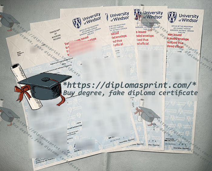 University of Windsor Transcript, UWindsor Transcript