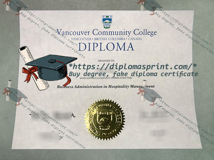 Vancouver Community College Diploma, VCC Diploma