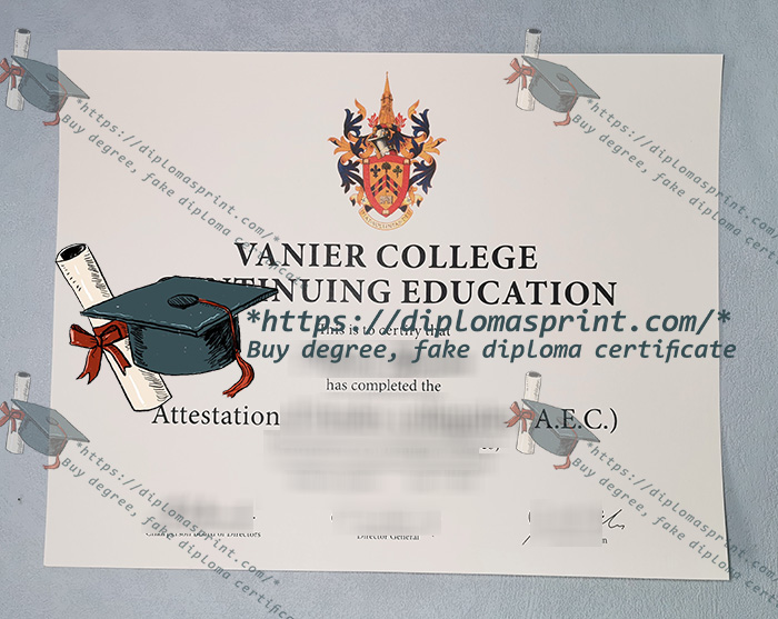 Vanier College Diploma