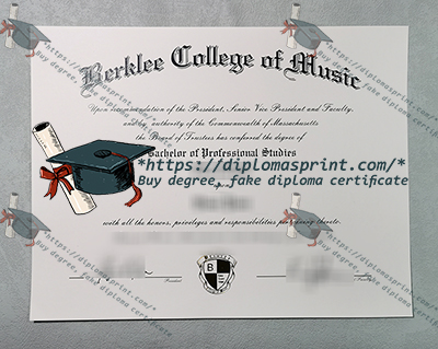 Berklee College of Music Diploma