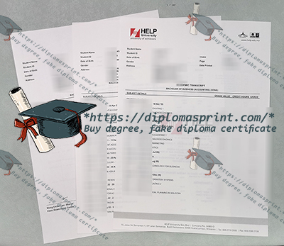 HELP University Transcript