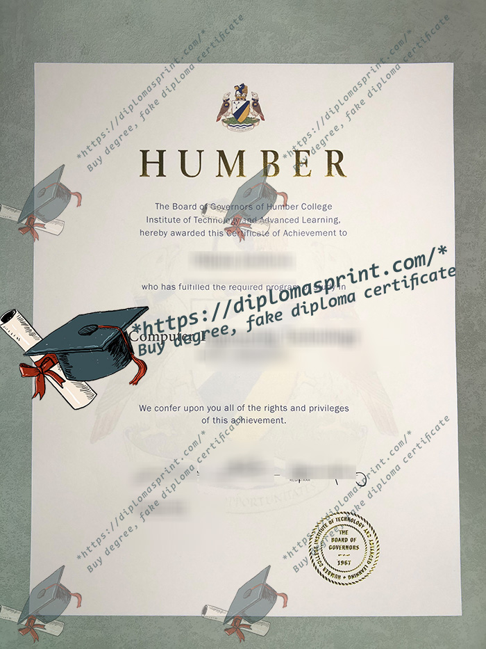 Humber College Diploma, Humber Polytechnic Diploma