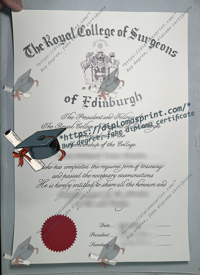 RCSEd Diploma, Royal College of Surgeons of Edinburgh Diploma