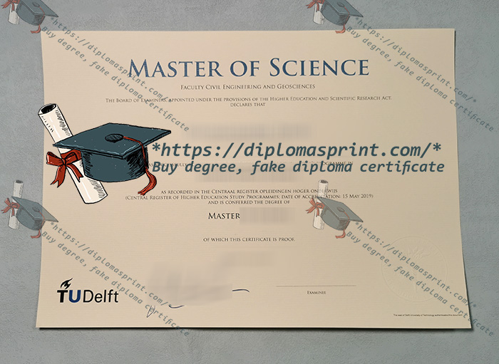 TU Delft Diploma, Delft University of Technology Diploma