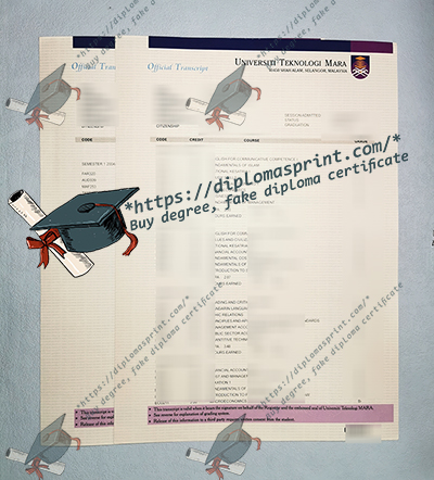 UiTM Transcript