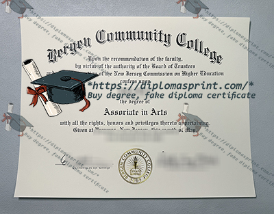 Bergen Community College Diploma