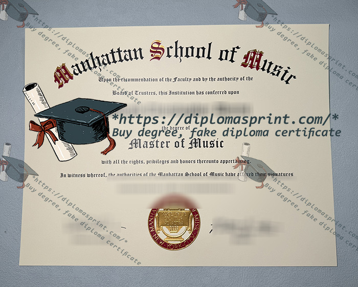 Manhattan School of Music Diploma, MSM Diploma