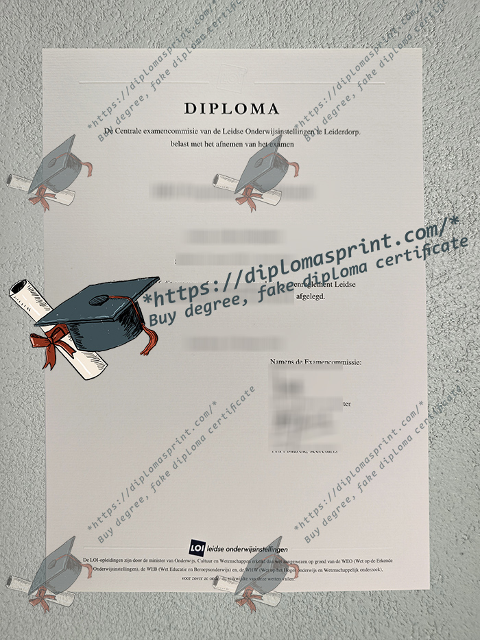 LOI Diploma, Leidse Onderwijsinstellingen Diploma