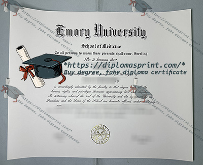 Emory University Diploma