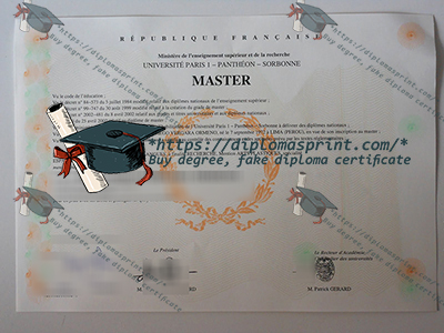 Université Paris 1 Panthéon-Sorbonne Diploma