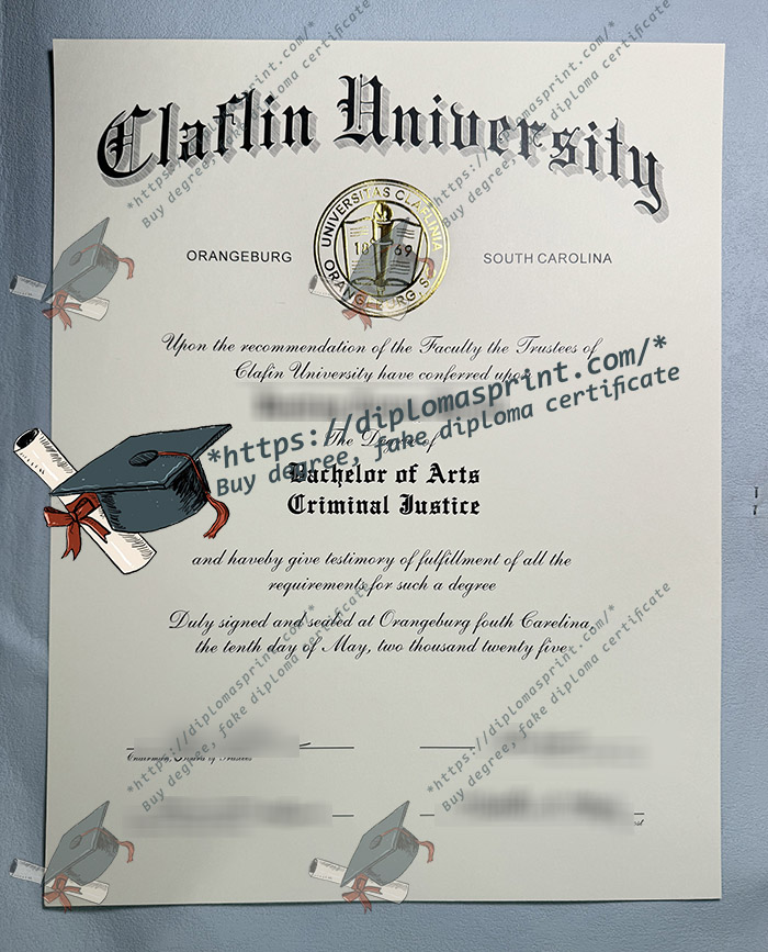 Claflin University Diploma Claflin University Diploma