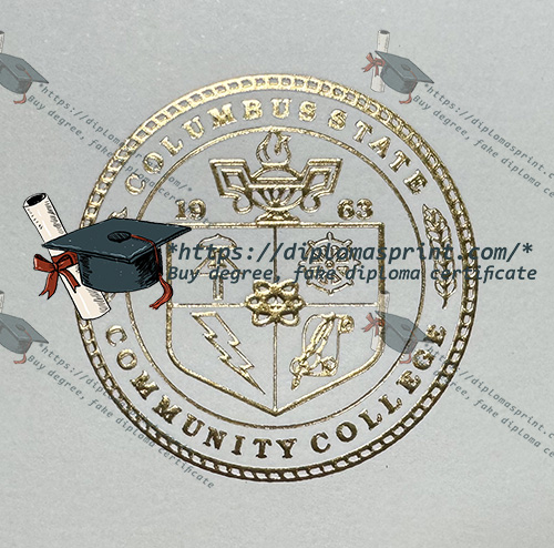 Columbus State Community College Diploma seal Columbus State Community College Diploma seal