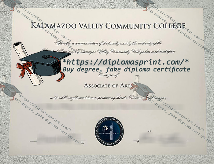 Kalamazoo Valley Community College Diploma, KVCC Diploma Kalamazoo Valley Community College Diploma, KVCC Diploma