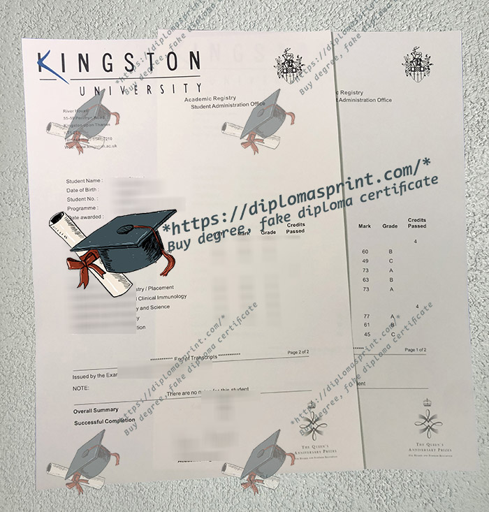 Kingston University Transcript Kingston University Transcript