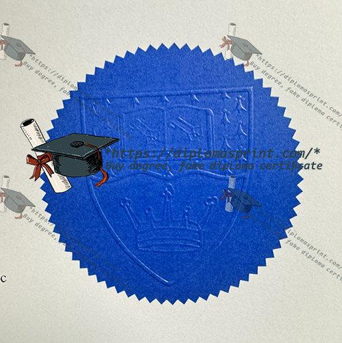 Kingston University Diploma seal
